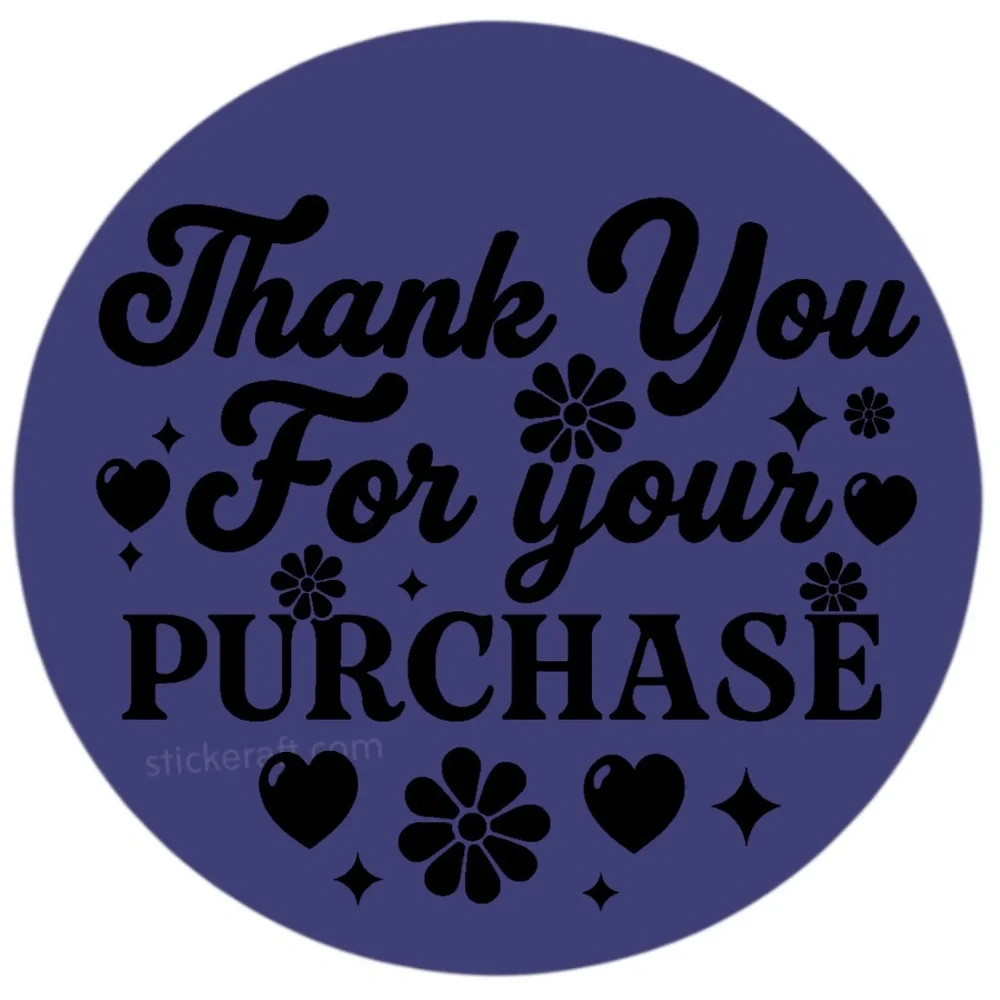Thank You for Your Purchase Stickers – 2